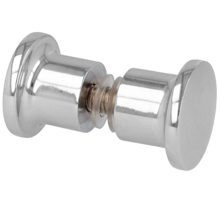 AMIG knop voor glazen deuren zamak verchroomd, Doe-het-zelf en Bouw, Hang- en Sluitwerk, Klink of Kruk, Nieuw, Overige materialen