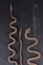 Set van 3 ijzeren - Gan - Burkina Faso, Antiek en Kunst, Kunst | Niet-Westerse kunst