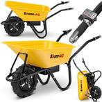 Elektrische kruiwagen - 100L - tot 180 kg - 500 W - geel..., Tuin en Terras, Kruiwagens, Ophalen of Verzenden, Nieuw