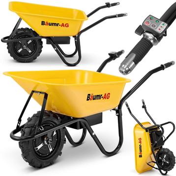 Elektrische kruiwagen - 100L - tot 180 kg - 500 W - geel... beschikbaar voor biedingen