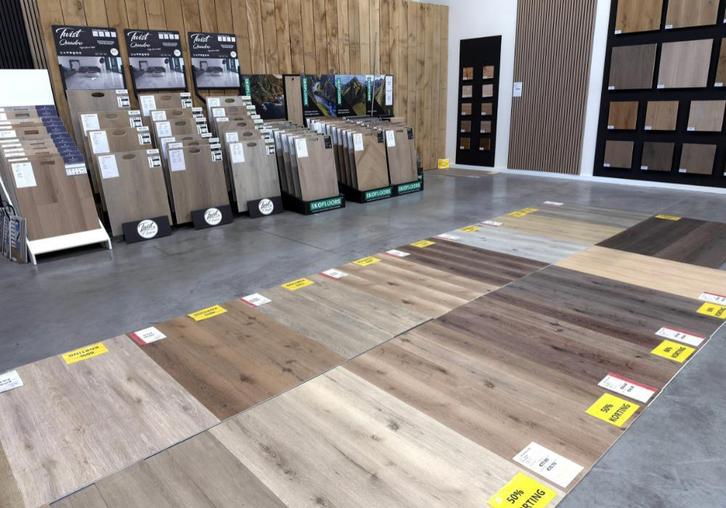 PVC-vloeren OUTLET!, Bricolage & Construction, Planches & Dalles