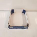 Kartonnen vouw tray/bakje bedrukt stapelbaar, Zakelijke goederen, Kantoor en Winkelinrichting | Magazijn, Stelling en Opslag, Ophalen of Verzenden