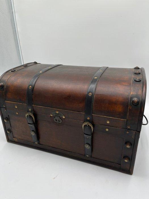 Opbergkoffer - Hout - Klassieke koffer, Antiek en Kunst, Curiosa en Brocante