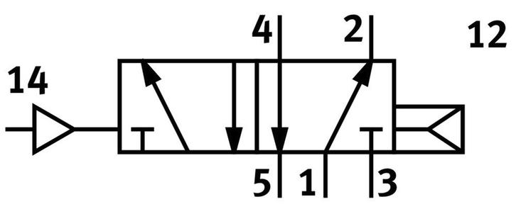 Festo 45779 Basisventiel G1/4 1400L/Min - 5750, Doe-het-zelf en Bouw, Overige Doe-Het-Zelf en Bouw, Verzenden