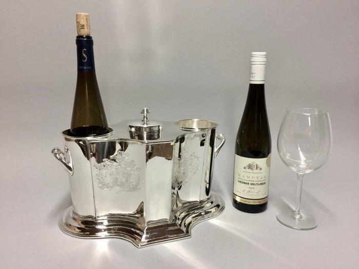 Wijnkoeler - Wijnkoeler voor twee flessen met een, Verzamelen, Wijnen