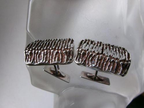 Zilver - Manchetknopen - Art Deco-Bauhaus, Antiek en Kunst, Kunst | Designobjecten