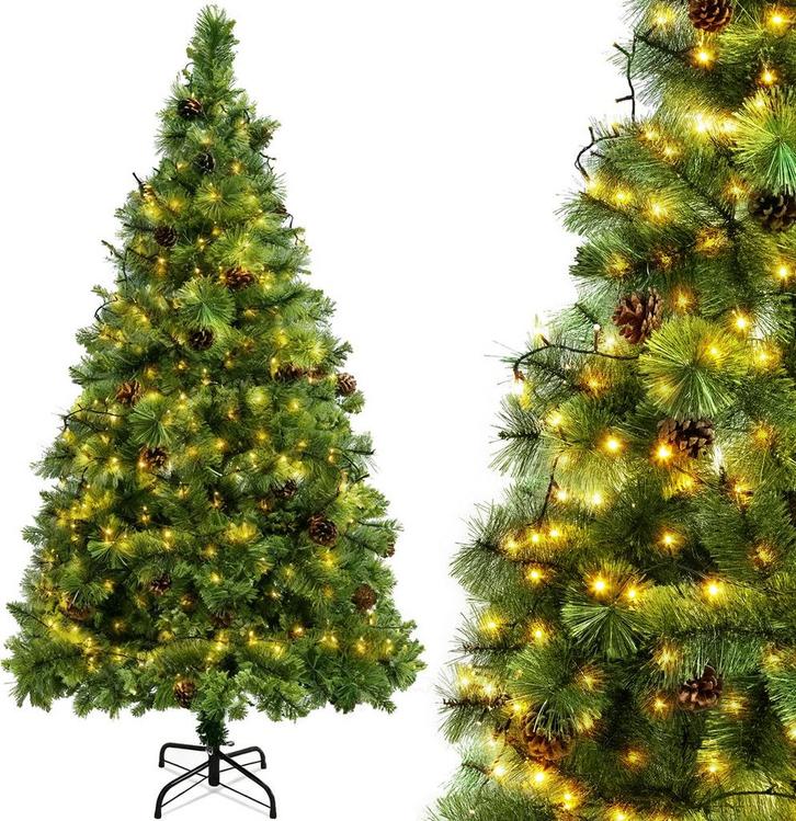 Aigostar 10BZQ - Kunstkerstboom met LED Verlichting - Kerstb, Diversen, Kerst, Nieuw, Verzenden