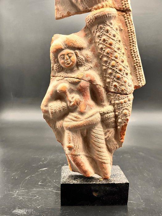 Bengale Terracotta Bas-reliëf in terracotta - 26 cm (Zonder, Antiek en Kunst, Antiek | Overige Antiek