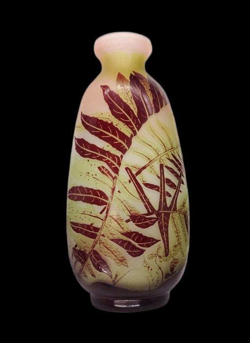 Emile Gallé - Vaas - Glas - Vase art nouveau, Antiek en Kunst, Antiek | Glaswerk en Kristal