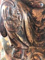 Boeddha van brons met gouden accenten - Brons - China - 20e