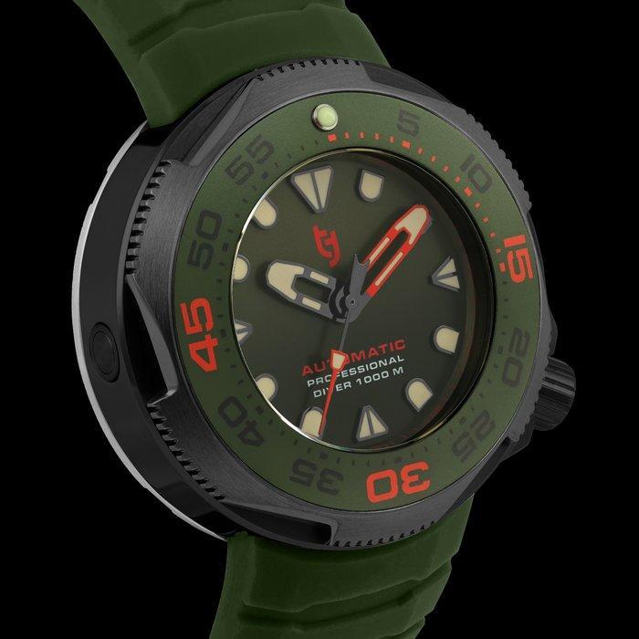 Tecnotempo - Divers 1000M Professional Diver - Automatic, Handtassen en Accessoires, Horloges | Heren