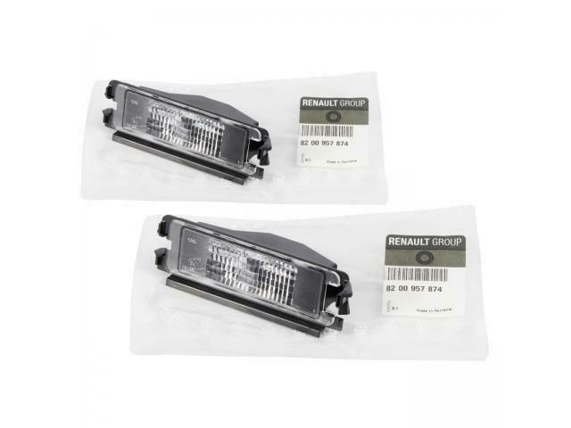 2x ORIGINAL Dacia kentekenplaatverlichting LOGAN (LS_) SANDE, Auto-onderdelen, Carrosserie, Ophalen of Verzenden