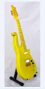 Miniatuur Cloud gitaar met gratis standaard, Beeldje, Replica of Model, Verzenden