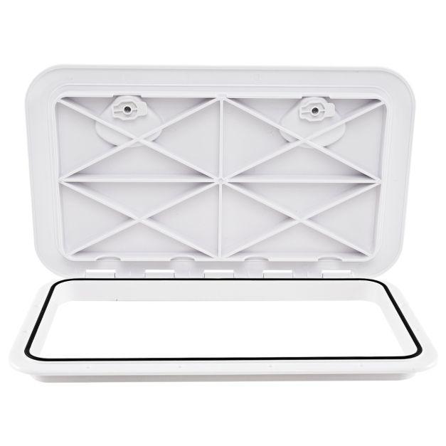 Dekluik - Bootluik - 60,5 x 35,5 cm - Toegangsluik - Wit - C, Watersport en Boten, Bootonderdelen, Nieuw, Verzenden