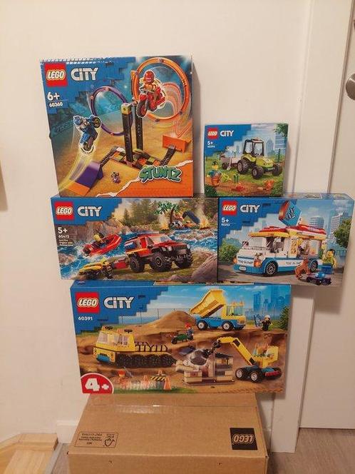Lego Set - City - Tractor + Ijskar + Spinning Stunt, Kinderen en Baby's, Speelgoed | Duplo en Lego