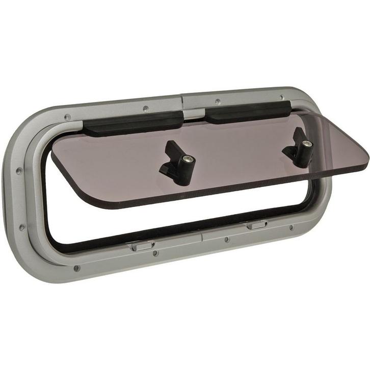 Patrijspoort Aluminium Rechthoekig 451x193mm, Watersport en Boten, Bootonderdelen, Nieuw, Ophalen of Verzenden