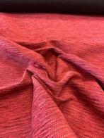 Rood gestreept fluweel gemaakt in Italië - Textiel - 440 cm