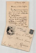 Jehan-Rictus - Lettre autographe signée - Les soliloques du, Nieuw