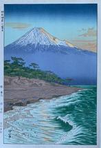 Mount Fuji from the coast of Hagoromo - From the series