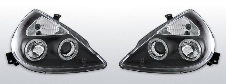 Koplampen Angel Eyes | Ford Ka 1996-2008 | zwart, Auto-onderdelen, Verlichting, Nieuw, Ford, Verzenden