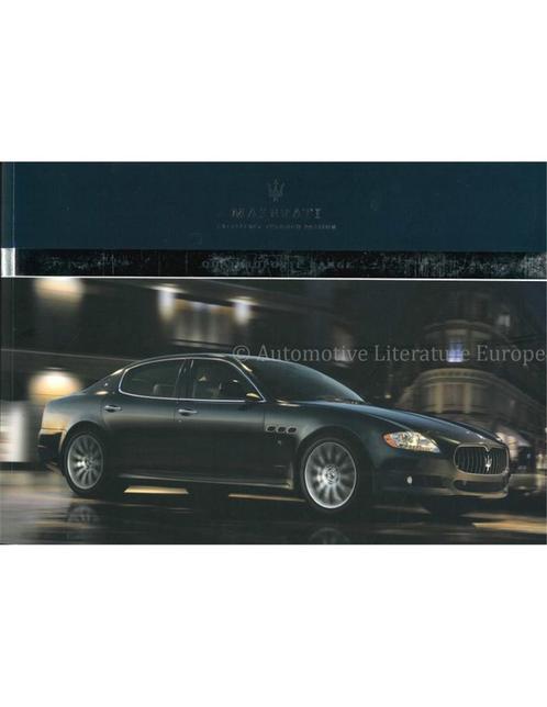 2010 MASERATI QUATTROPORTE SPORT GT S V BROCHURE ENGELS, Boeken, Auto's | Folders en Tijdschriften, Ophalen of Verzenden