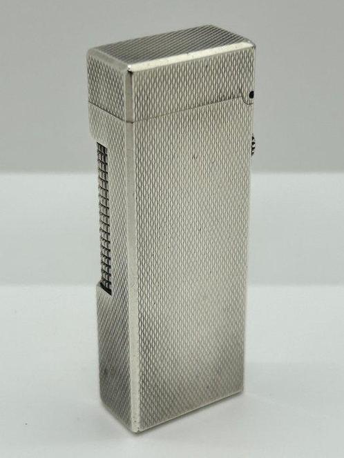 Dunhill - Rollagas - Briquet de poche - Métal argenté, Verzamelen, Rookartikelen, Aanstekers en Luciferdoosjes