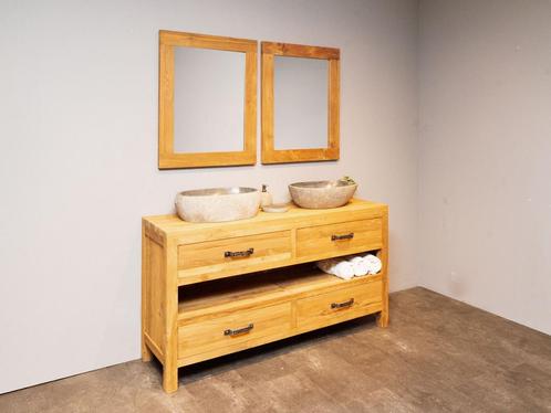Complete Wastafelset 160cm | Direct leverbaar!, Huis en Inrichting, Badkamer | Badkamermeubels, 25 tot 50 cm, Nieuw, Wasbak of Wastafel