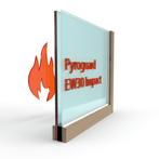 Dubbel glas Pyroguard satijn EW30 Impact (houten constructie, Doe-het-zelf en Bouw, Glas en Ramen, Verzenden, Nieuw