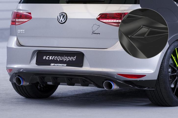 Achterskirt voor VW Golf 7 basis/GTI/GTD/GTE/e-Golf HA266-G, Auto-onderdelen, Carrosserie, Nieuw, Verzenden