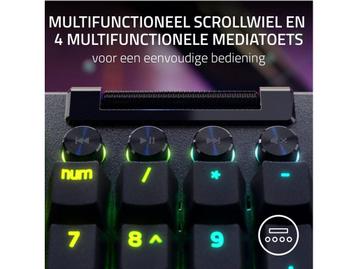 Razer BlackWidow V4 Pro - Mechanisch Gamingtoetsenbord - beschikbaar voor biedingen