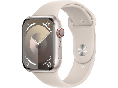 Apple Watch Series 9 - GPS + Cellular - 45mm - Aluminium -, Handtassen en Accessoires, Smartwatches, Nieuw, Verzenden