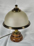 J.P. Ryckaert - Tafellamp - Hout, Messing, Glas