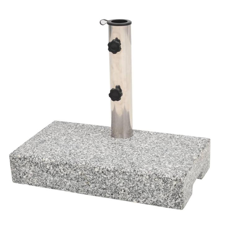 vidaXL Parasolvoet rechthoekig 25 kg graniet, Tuin en Terras, Parasols, Nieuw, Verzenden