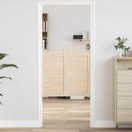 vidaXL Draaideuren louvredesign 2-paar 80x80 cm massief, Doe-het-zelf en Bouw, Verzenden, Nieuw