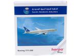 Schaal 1:500 Herpa 506373 Saudi Arabian Airlines Boeing 7..., Ophalen of Verzenden, Zo goed als nieuw
