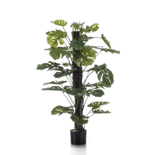 Monstera Deliciosa - kunstplant - 120 cm, Maison & Meubles, Accessoires pour la Maison | Plantes & Fleurs artificielles