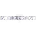 Sticker embleem G 60 Guldner G60, Nieuw