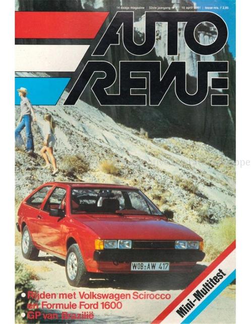 1981 AUTO REVUE MAGAZINE 08 NEDERLANDS, Livres, Autos | Brochures & Magazines
