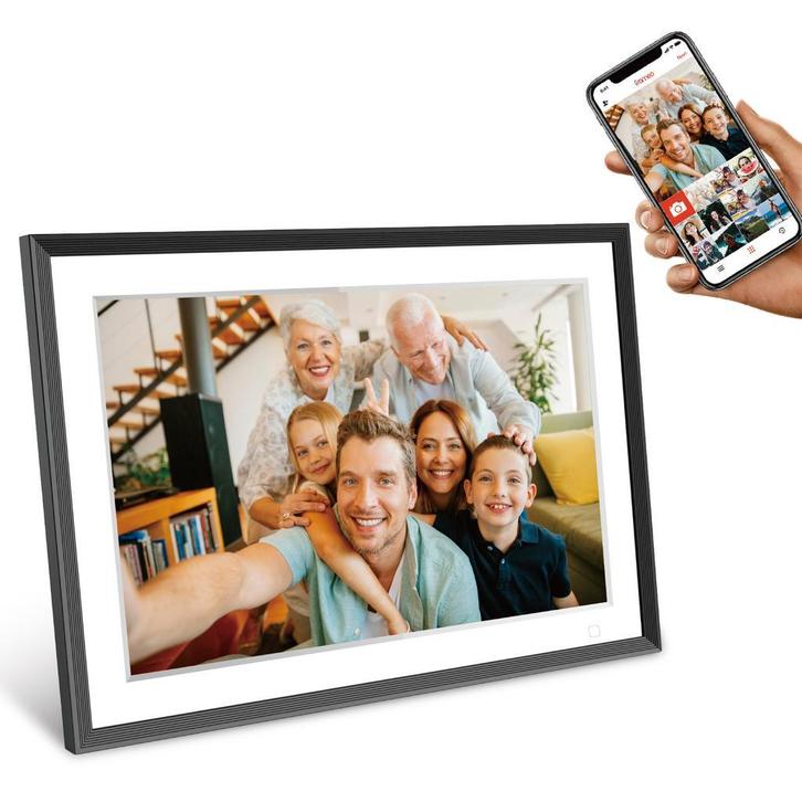 CYTEM Frameo digitale fotolijst met WiFi en familie App, Audio, Tv en Foto, Foto | Digitale fotokaders, Nieuw, Verzenden