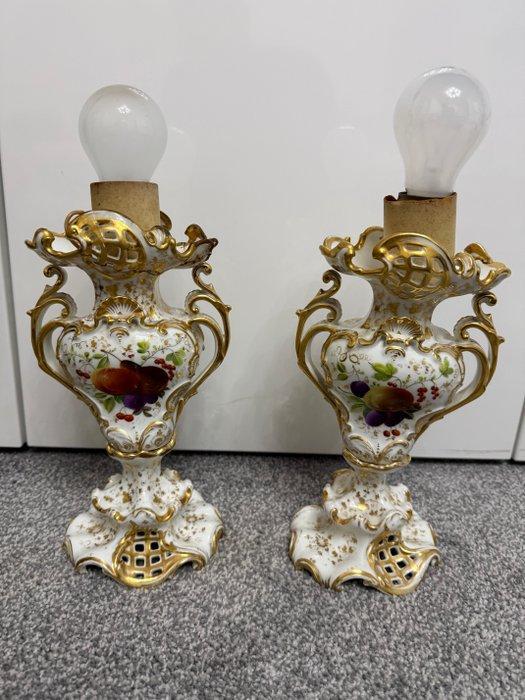 Louis-Philippe Style - Lampe montée sur vase (2) -, Antiek en Kunst, Curiosa en Brocante