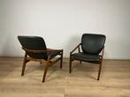 Fauteuil (2) - Bois, Cuir synthétique