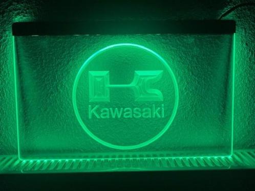 Kawasaki neon bord lamp LED verlichting reclame lichtbak, Huis en Inrichting, Lampen | Overige, Nieuw, Verzenden