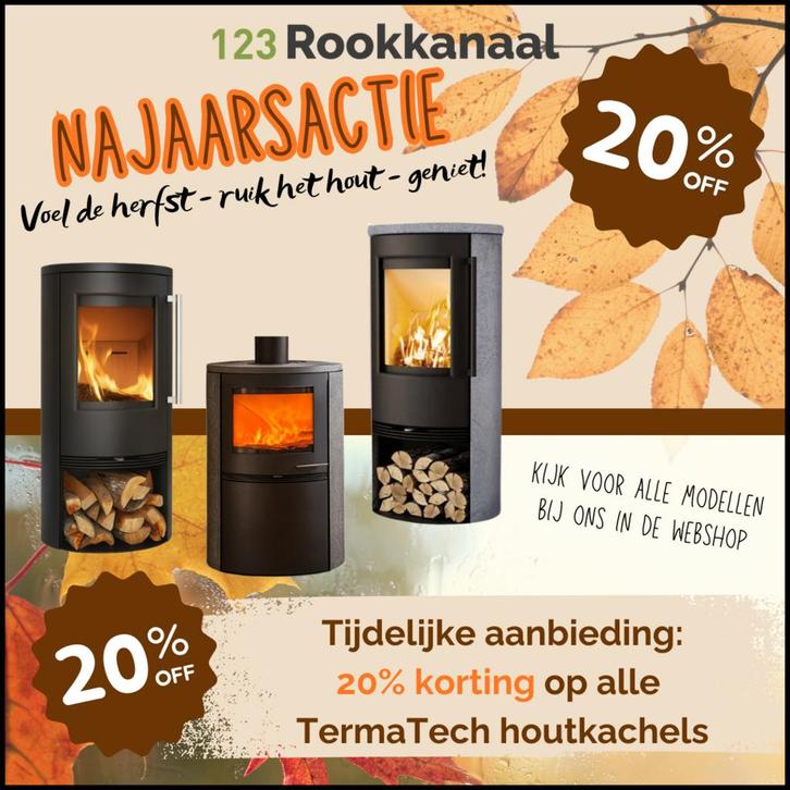 Termatech: mooie houtkachels in de aanbieding !, Huis en Inrichting, Kachels, Verzenden
