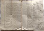 Document - Notarié royal manuscrit – Vente publique d’un, Nieuw