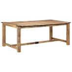 vidaXL Eettafel 200x100x75 cm massief mangohout, Huis en Inrichting, Tafels | Eettafels, Verzenden, Nieuw
