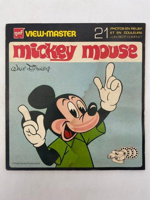 Mickey Mouse, Peter Pan - 6 Puzzle cubes - View Master -, Verzamelen, Disney