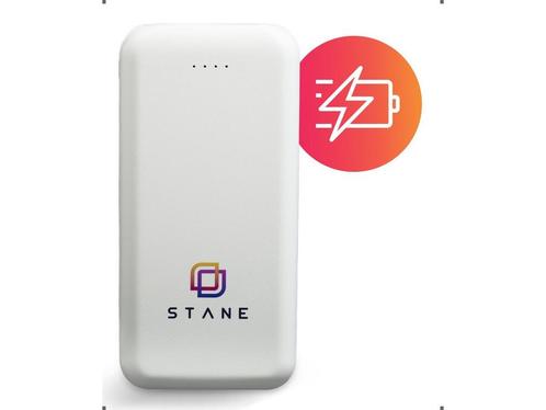 Stane Quick Charge Powerbank 20000 mAh - 4 Poorten - Voor, Telecommunicatie, Mobiele telefoons | Apple iPhone, Zo goed als nieuw
