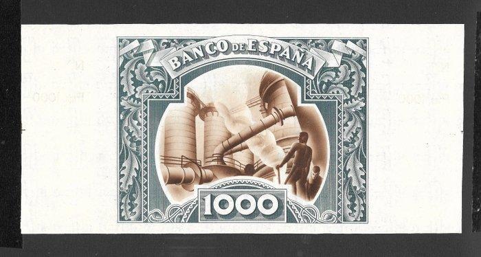 Spanje. - 1000 Pesetas - 1937 - Bilbao - Pick S-567 (Zonder, Postzegels en Munten, Bankbiljetten | Europa | Niet-Eurobiljetten