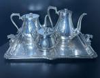 Koffie- en theeservies (4) - Verzilverd, Antiek en Kunst
