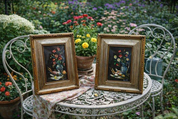 European School (XIX-XX) - Two Small European Cabinet, Antiquités & Art, Art | Peinture | Classique